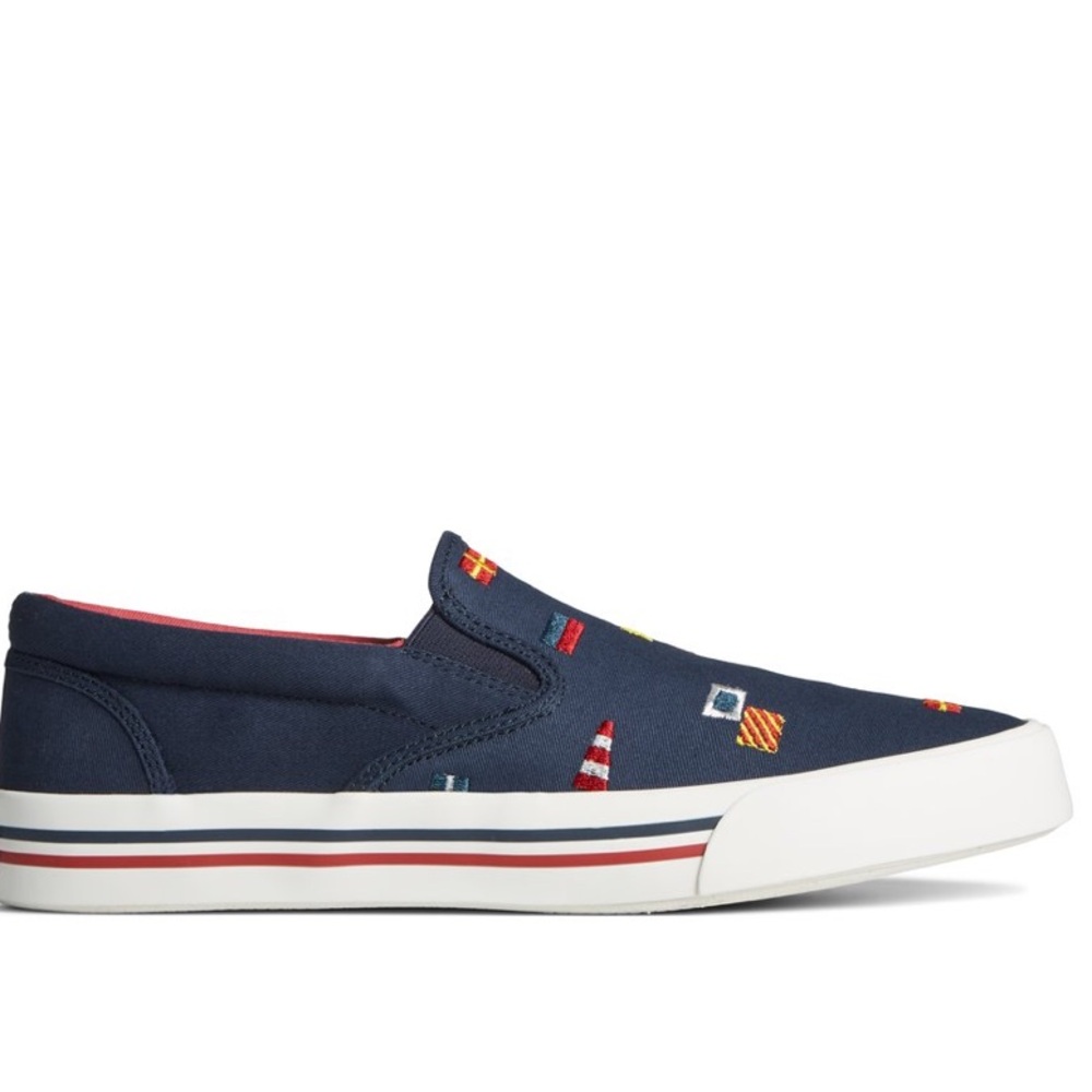 Sperry Men's Striper II Nautical Slip-On Sneaker (rare style)